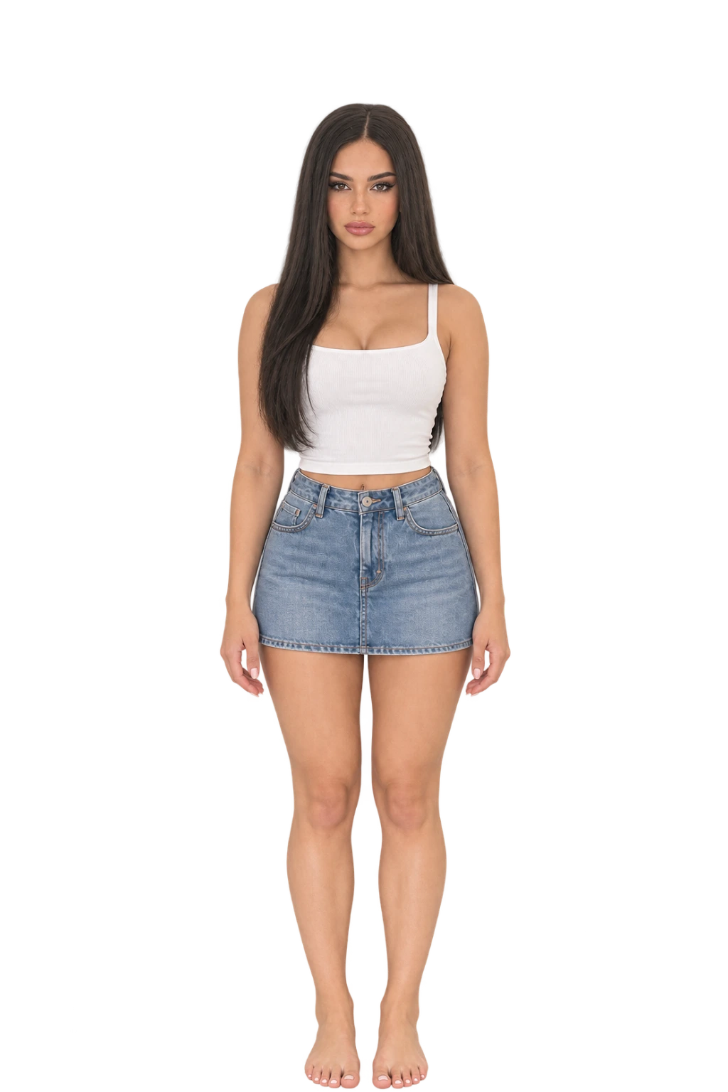 Daniela Avanzini full-body height-comparison figure