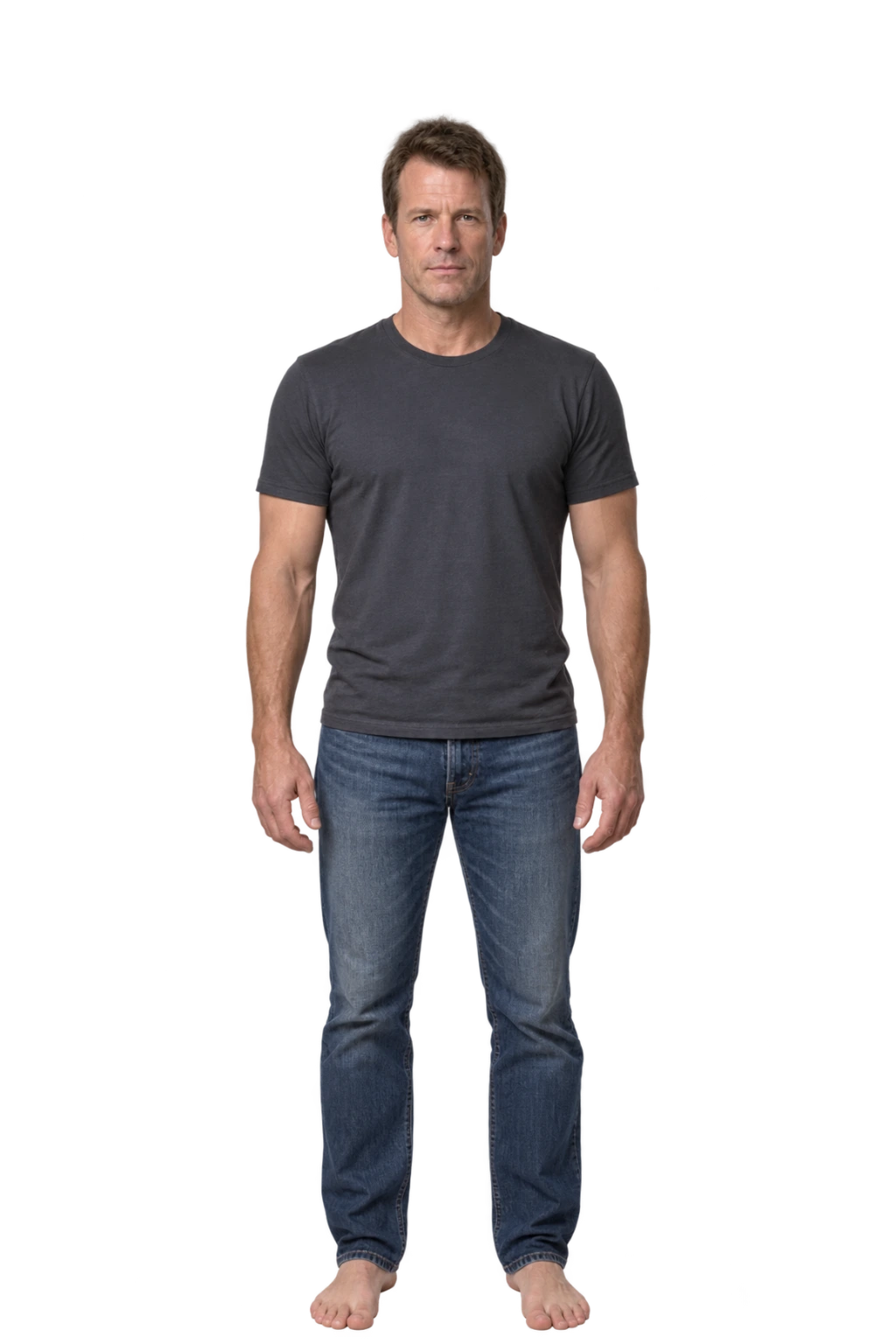 Thomas Jane full-body height-comparison figure