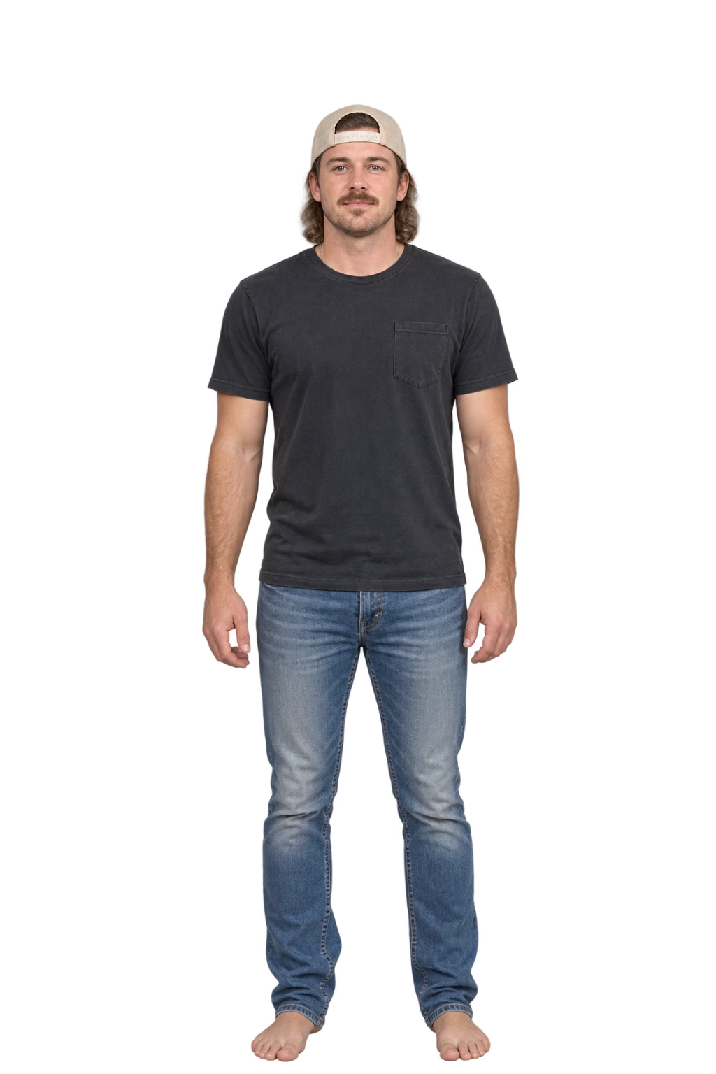 Morgan Wallen full-body height-comparison figure